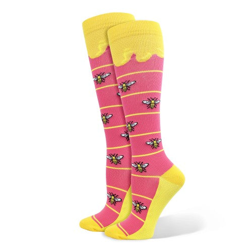 Honey Bee Fashion Compression Sock