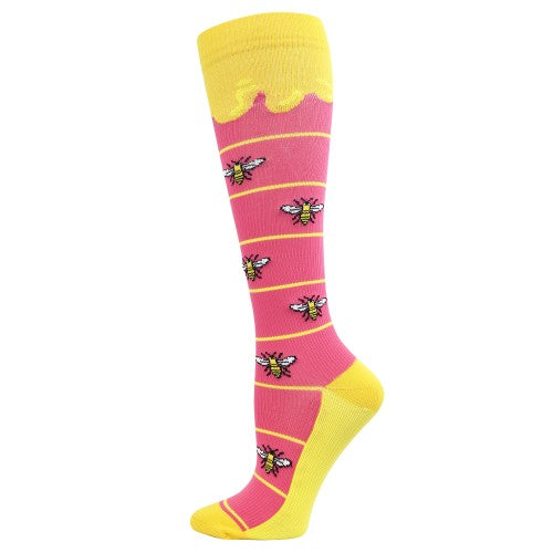 Honey Bee Fashion Compression Sock