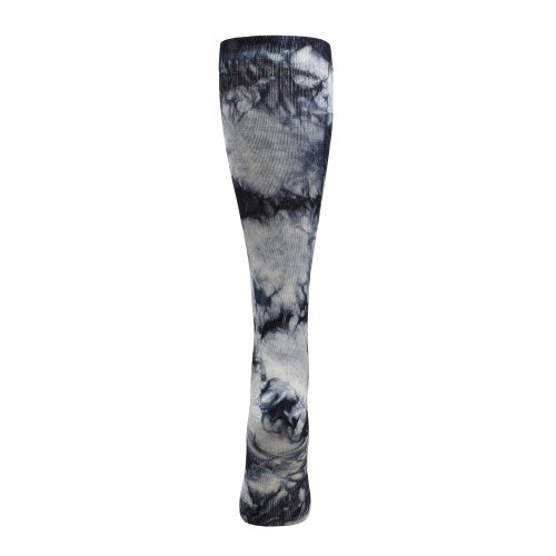 Tie Dye Premium Black/Grey Fashion Compression Sock