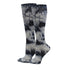 Tie Dye Premium Black/Grey Fashion Compression Sock